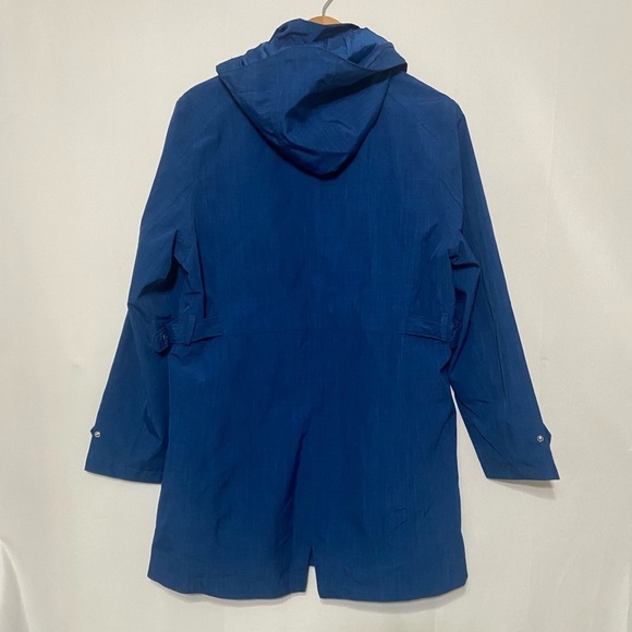 Marc New York LIKE NEW hooded long line adjustable rain/wind jacket size L - Picture 3 of 5